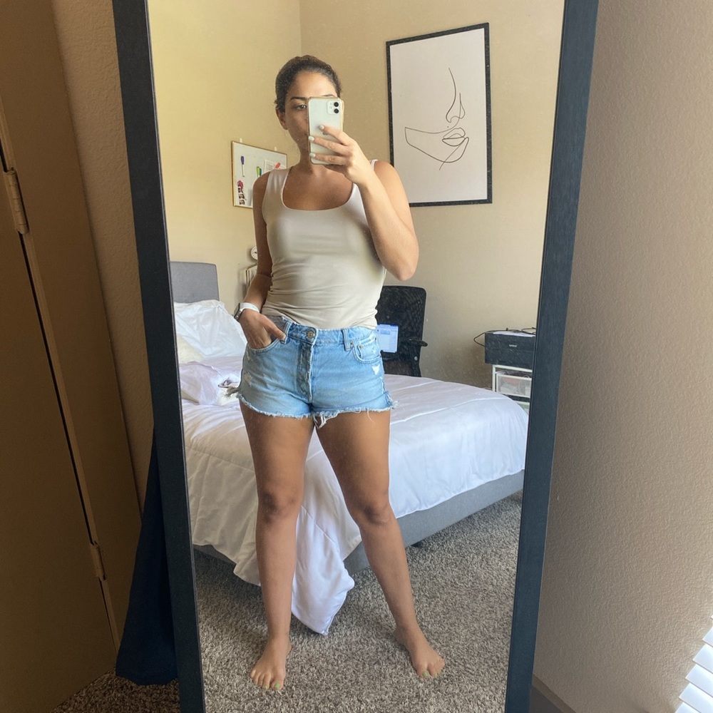 Zara thick strap tank top
